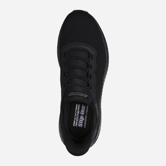 Sneakersy męskie Skechers Bobs Squad Chaos Daily Hype 118300-BBK 48.5 Czarne (196989774411) - obraz 4