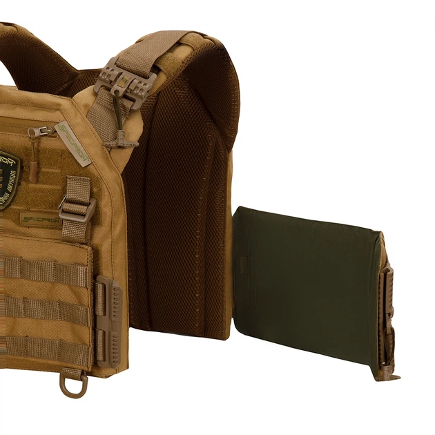 Плитоноска Warmor gen.3 Pro Max XL Койот. Система быстрого сброса. 7 подсумок. (Большого размера) (00000002457) - изображение 5