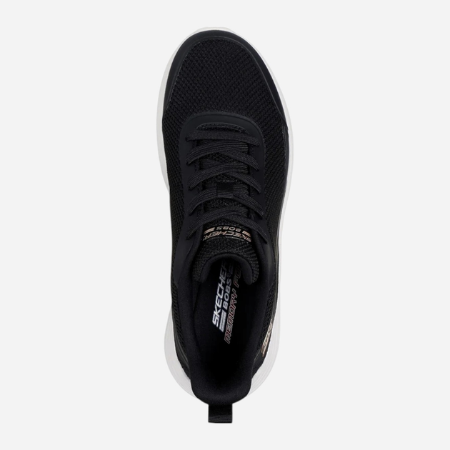 Sneakersy damskie Skechers Bobs Squad Waves Still Wading 117483-BLK 37 Czarne (197976454002) - obraz 4