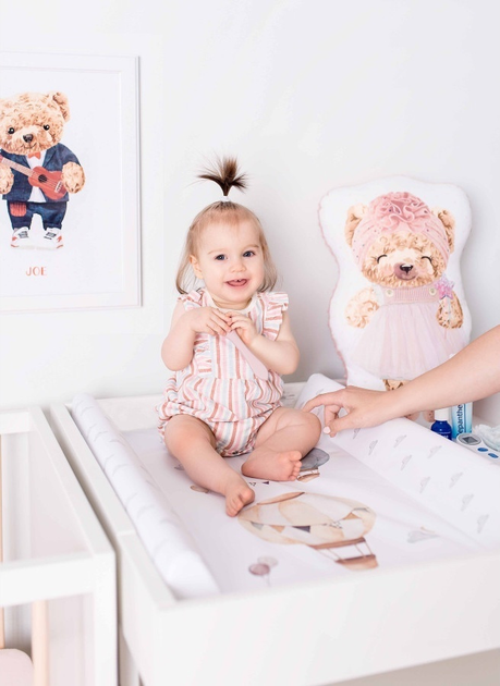 Матрац сповивальний Ceba Baby Basic м'який профільований Cosy Hippo 50 x 70 см (5907672345284) - зображення 4