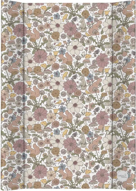 Mata do przewijania Ceba Baby Basic miękka profilowana Garden 50 x 70 cm (5907672342337) - obraz 1