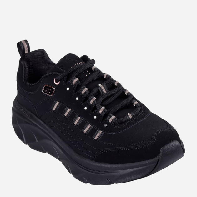Жіночі кросівки Skechers D`lux Walker 2.0 Golden Step 150106-BKRG 36 Чорні (197976804807) - зображення 4