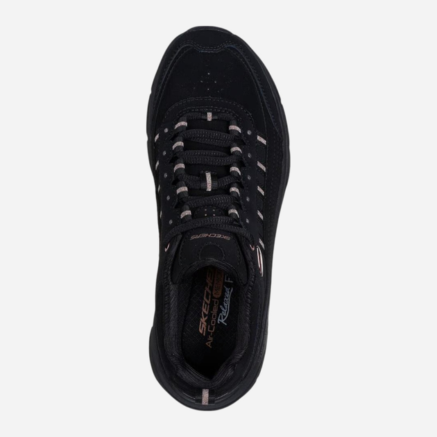 Sneakersy damskie Skechers D`lux Walker 2.0 Golden Step 150106-BKRG 41 Czarne (197976804906) - obraz 5
