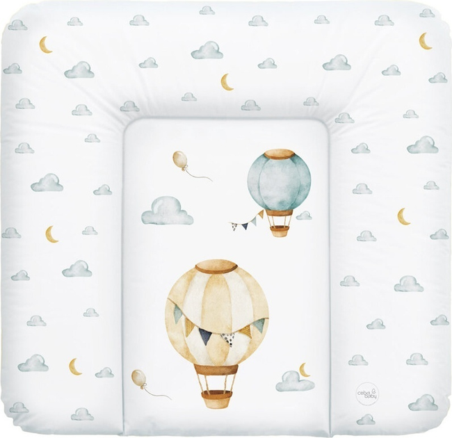 Mata do przewijania Ceba Baby Basic miękka Balloons 75 x 72 cm (5907672342627) - obraz 1