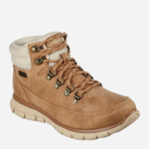 Жіночі зимові черевики Skechers Synergy Cool Seeker 167425-CSNT 37.5 Коричневі (196642116527) - зображення 4