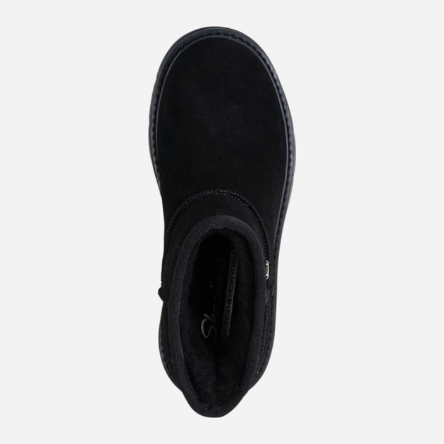 Жіночі уггі Skechers Keepsakes Cozy Cozy Mini 167848-BBK 35 Чорні (199025260046) - зображення 4