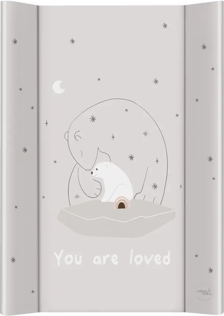 Mata do przewijania Ceba Baby Basic twarda Polar Bears 50 x 70 cm (5907672346380) - obraz 1