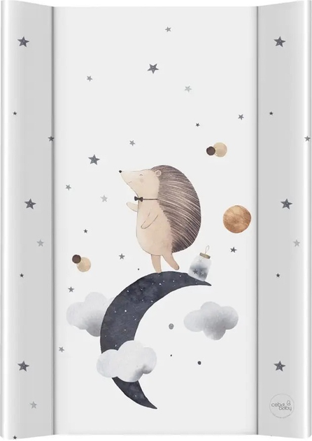Mata do przewijania Ceba Baby Ultra Light twarda Hedgehog the Dreamer 50 x 70 cm (5907672346311) - obraz 1