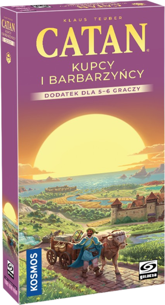 Доповнення до настільної гри Galakta Catan: Торговці та варвари 2025 - для 5-6 гравців (польське видання) (5902259208181) - зображення 1