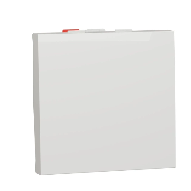 Переключатель одноклавишный Schneider Electric Unica New 2 модуля белый NU320318 - Фото 1 Переключатель одноклавишный Schneider Electric Unica New 2 модуля белый NU320318 - изображение 1