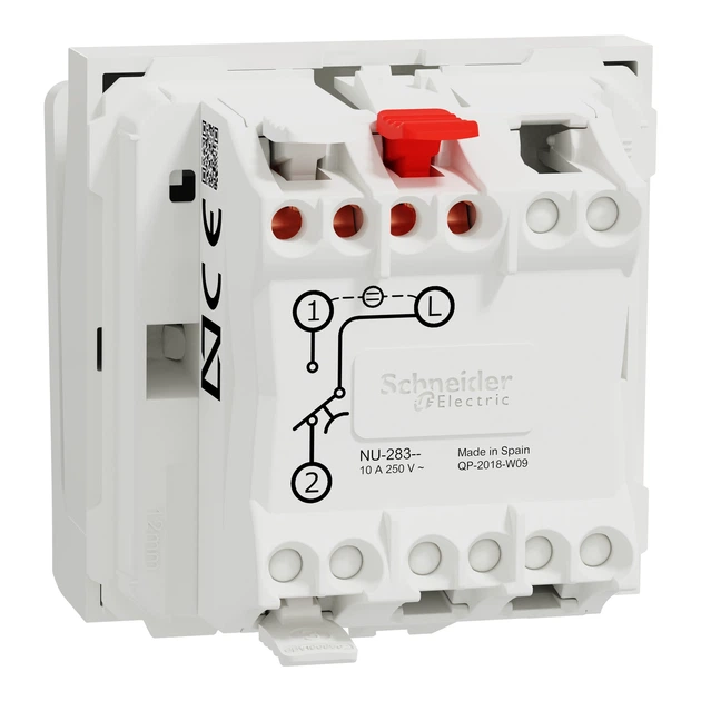 Вимикач картковий Schneider Electric Unica New з підсвіткою 2 модулі білий NU328318 - зображення 7