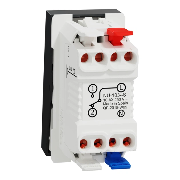 Переключатель с нейтралью Schneider Electric Unica New 1 модуль антрацит NU310354S - изображение 7