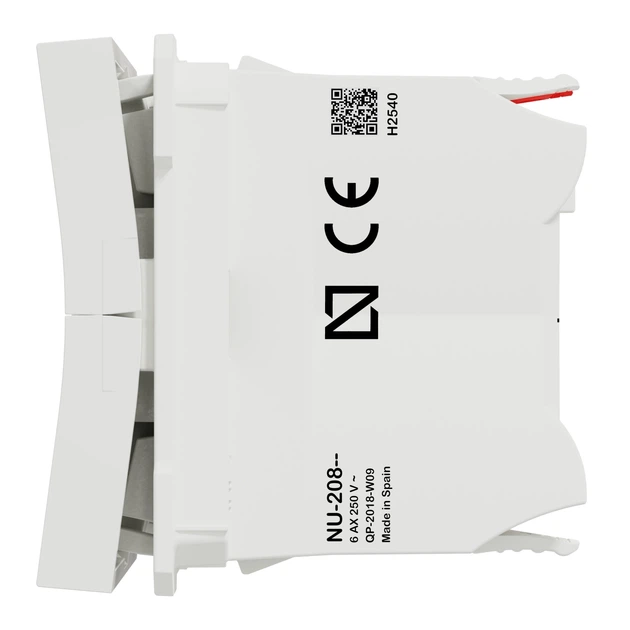 Выключатель для жалюзи Schneider Electric Unica New 2 модуля белый NU320818 - изображение 4