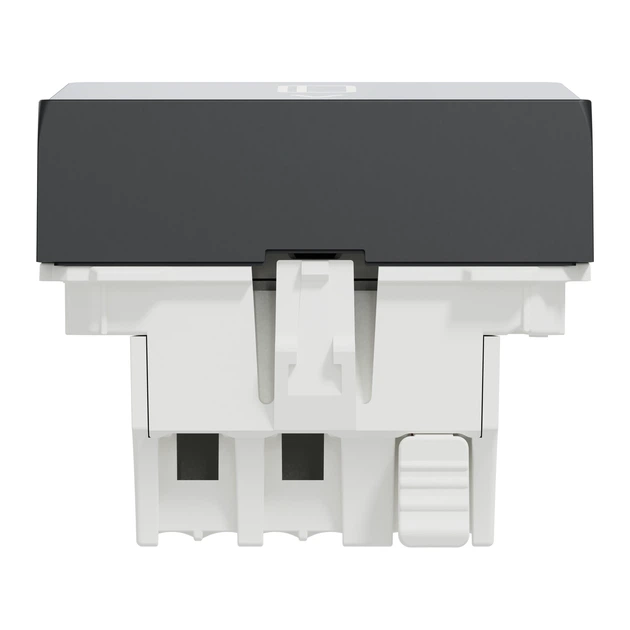 Вимикач картковий Schneider Electric Unica New з підсвіткою 2 модулі антрацит NU328354 - зображення 6