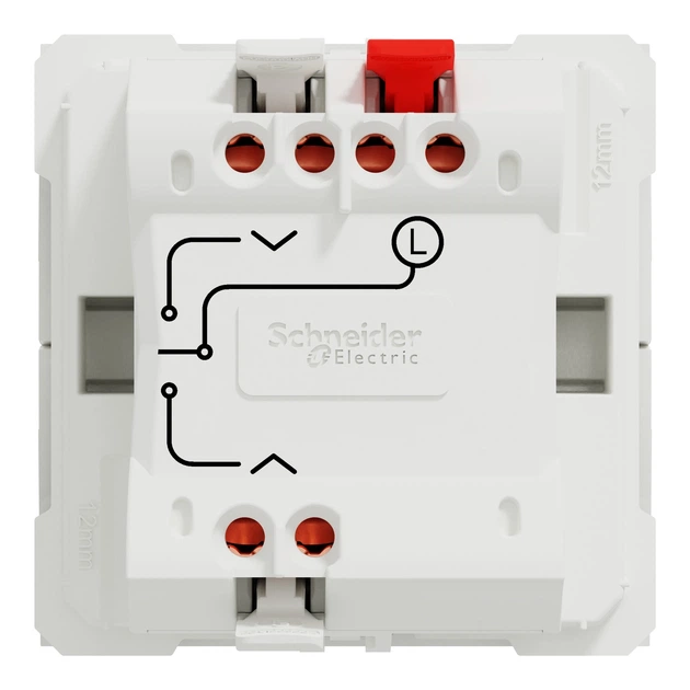 Выключатель для жалюзи Schneider Electric Unica New 2 модуля белый NU320818 - изображение 8