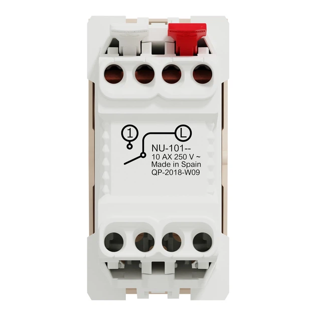 Выключатель Schneider Electric Unica New 1 модуль бежевый NU310144 - изображение 4
