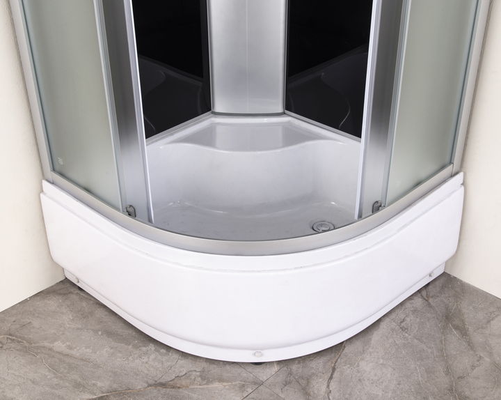 Душевой бокс с гидромассажем Mixxus Strong SBH01-90x90x215-GR Satin с высоким поддоном MI6889 - Фото 5 Душевой бокс с гидромассажем Mixxus Strong SBH01-90x90x215-GR Satin с высоким поддоном MI6889 - изображение 5