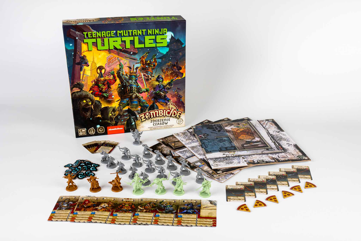 Доповнення до настільної гри Portal Games Zombicide: Teenage Mutant Ninja Turtles - Зіткнення часів (польське видання) (5905794220533) - зображення 2