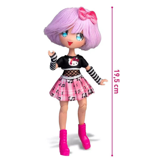 Лялька 4SF Manga Dolls Hello Kitty Тедді Рок (HKTF0100) - Фото 2 Лялька 4SF Manga Dolls Hello Kitty Тедді Рок (HKTF0100) - зображення 2