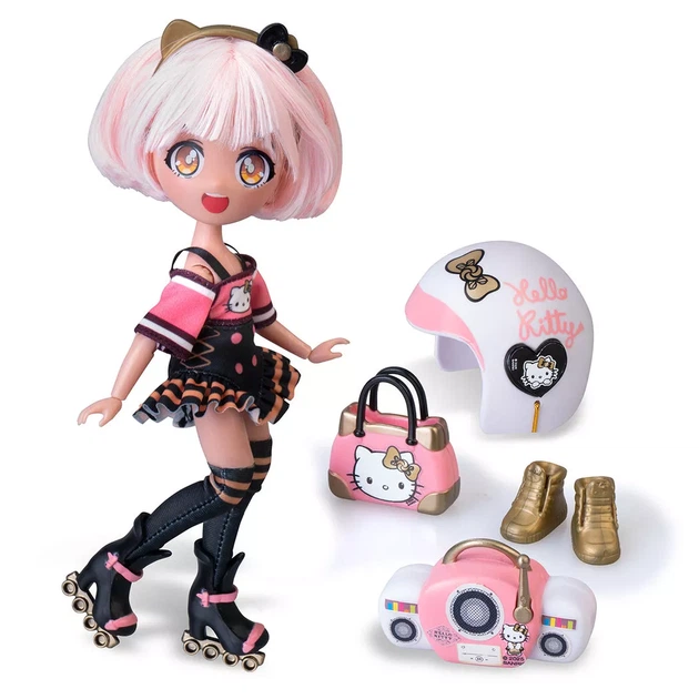 Лялька 4SF Manga Dolls Hello Kitty Золота Ролер Діва (HKTF1000) - зображення 2