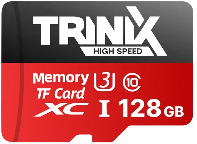 Карта памяти TriniX microSDXC 128GB UHS-I U3 V30 + SD-адаптер (90-00036) - изображение 2