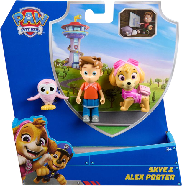 Kolekcjonerskie figurki Paw Patrol Alexa Portera Sowy i Skye 6072995 (0681147068001) - obraz 1