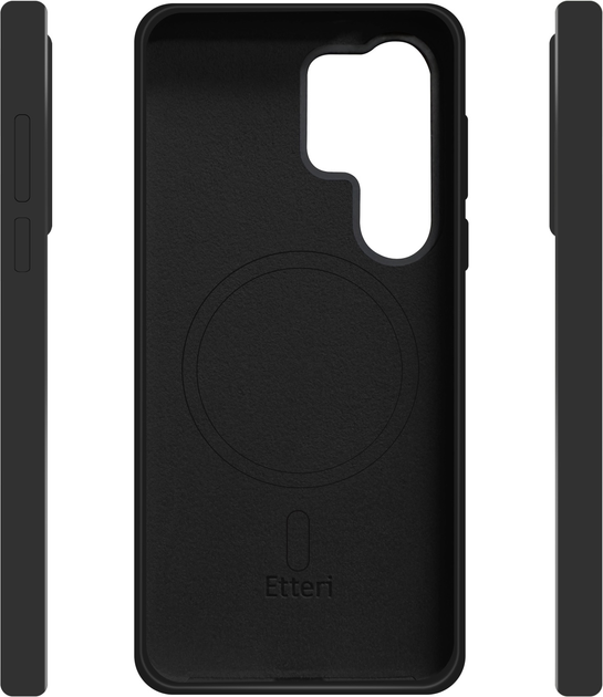 Панель Etteri Silicone Mag do Samsung Galaxy S25 Ultra Black (GSM192087) - зображення 2