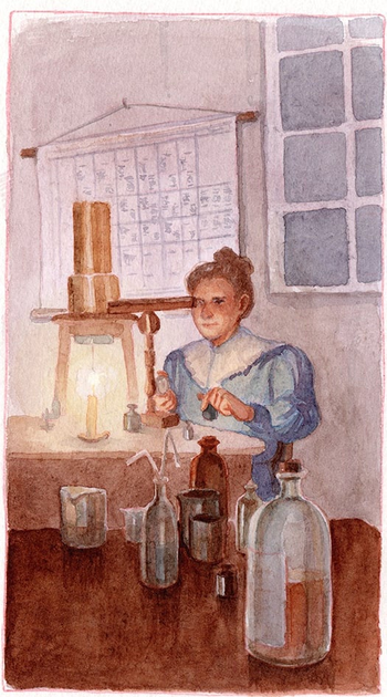 Gra planszowa Rebel Śladami Marii Skłodowskiej-Curie (wydanie polskie) (5906954790552) - obraz 5