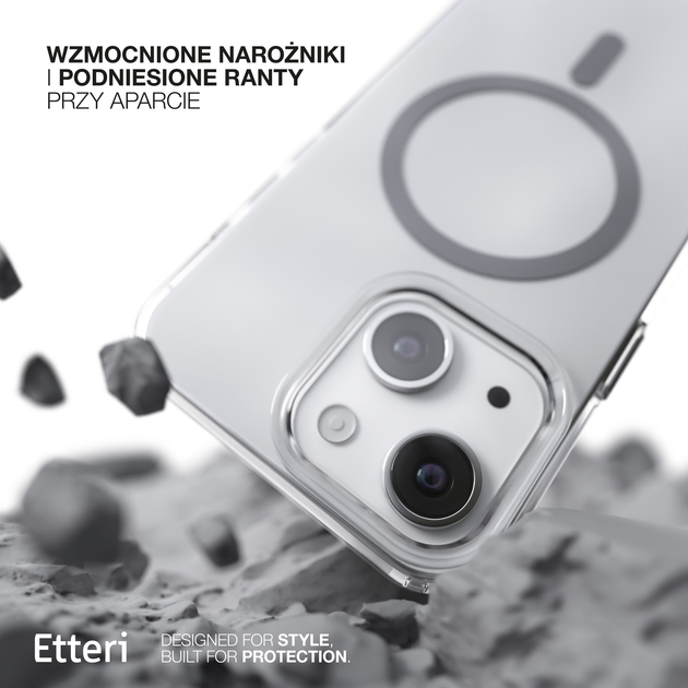 Панель Etteri Color Mag do Apple iPhone 15 6.1 Grey (GSM190923) - зображення 7