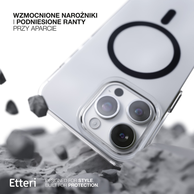 Панель Etteri Color Mag do Apple iPhone 15 Pro Max 6.7 Black (GSM190913) - зображення 8