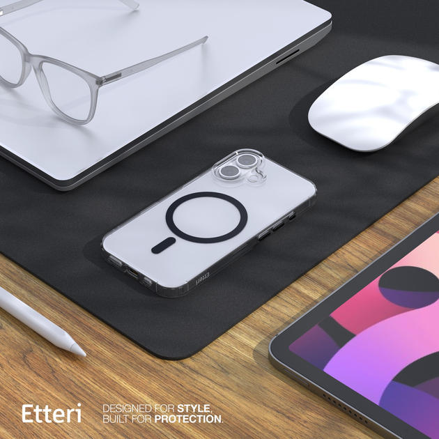 Панель Etteri Color Mag do Apple iPhone 16 6.1 Black (GSM190914) - зображення 9