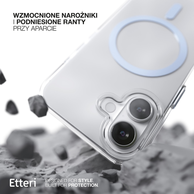 Панель Etteri Color Mag do Apple iPhone 16 Plus 6.7 Light blue (GSM190951) - зображення 8