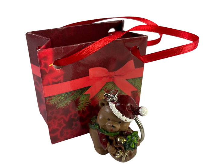 Брелок "Christmas Figurine" мішка 4х2см - Фото 2 Брелок "Christmas Figurine" мішка 4х2см - зображення 2