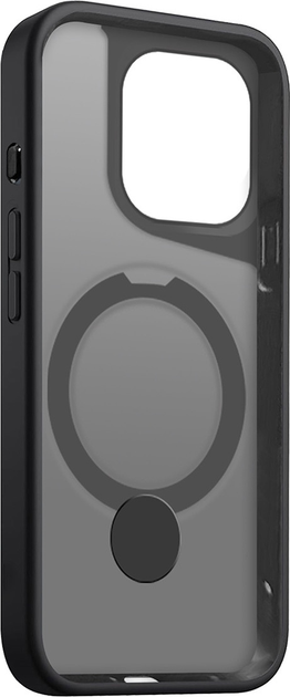 Etui plecki Etteri Matt Mag Ring do Apple iPhone 15 Pro Max 6.7 Black (GSM190647) - obraz 3