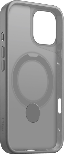Etui plecki Etteri Matt Mag Ring do Apple iPhone 16 6.1 Grey (GSM190637) - obraz 2