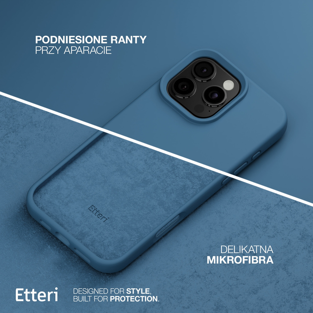 Панель Etteri Silicone Case do Apple iPhone 11 Dark blue (GSM183470) - зображення 3
