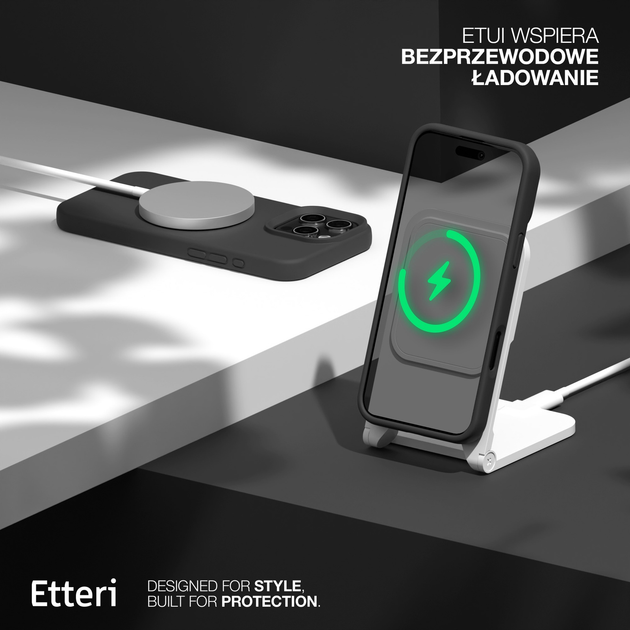 Панель Etteri Silicone Case do Apple iPhone 12 / 12 Pro 6.1 Black (GSM183443) - зображення 7