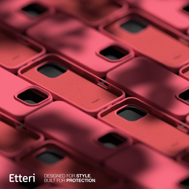 Панель Etteri Silicone Case do Apple iPhone 12 / 12 Pro 6.1 Raspberry (GSM183573) - зображення 10