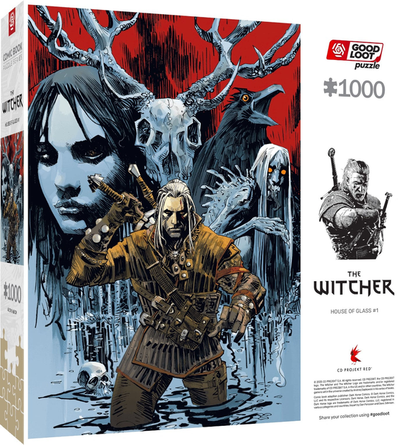 Пазл GOOD LOOT The Witcher - House of Glass 1000 елементів (5908305250128) - зображення 4