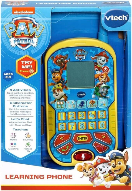 Telefon do nauki VTech Paw Patrol język angielski (3417765295034) - obraz 2