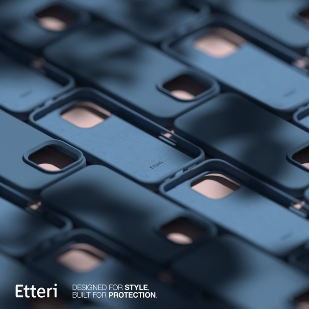 Панель Etteri Silicone Case do Apple iPhone 14 6.1 Dark blue (GSM183467) - зображення 8