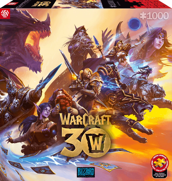 Puzzle GOOD LOOT Warcraft 30th Anniversary 1000 elementów (5908305249931) - obraz 2