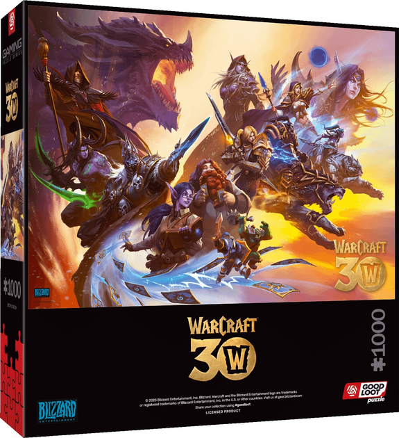 Puzzle GOOD LOOT Warcraft 30th Anniversary 1000 elementów (5908305249931) - obraz 5