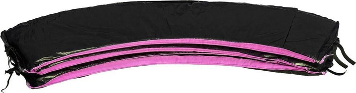 Osłona na sprężyny LEAN Toys Sport do trampoliny serii Max 244 cm 8ft Black and pink (5904665994214) - obraz 1