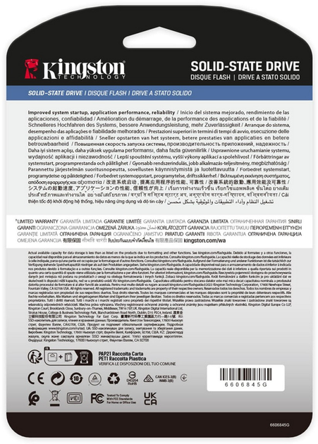 SSD диск Kingston DC3000ME 3.84TB U.2 PCIe 5.0 x4 3D eTLC (SEDC3000ME/3T8) - зображення 5