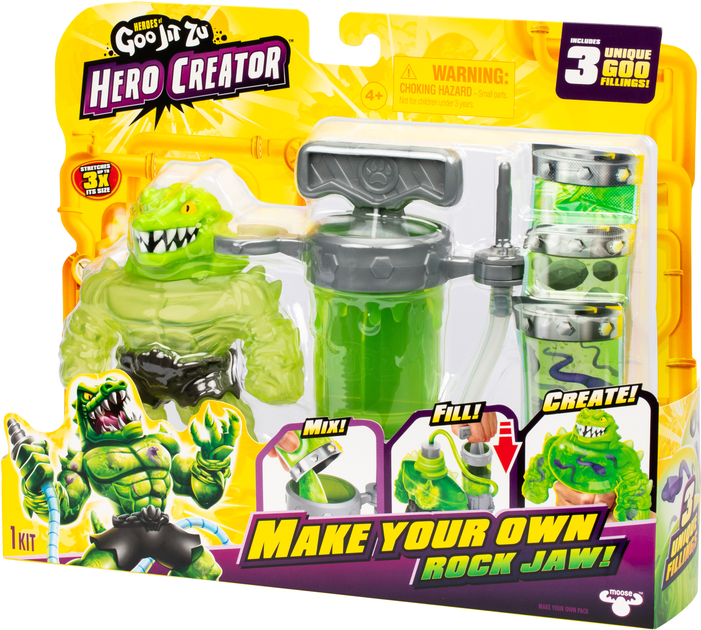 Figurka rozciągliwa GooJitZu Bohater GooJitZu Rock Joe Ekskluzywny Creators 42947 (0630996429471) - obraz 7
