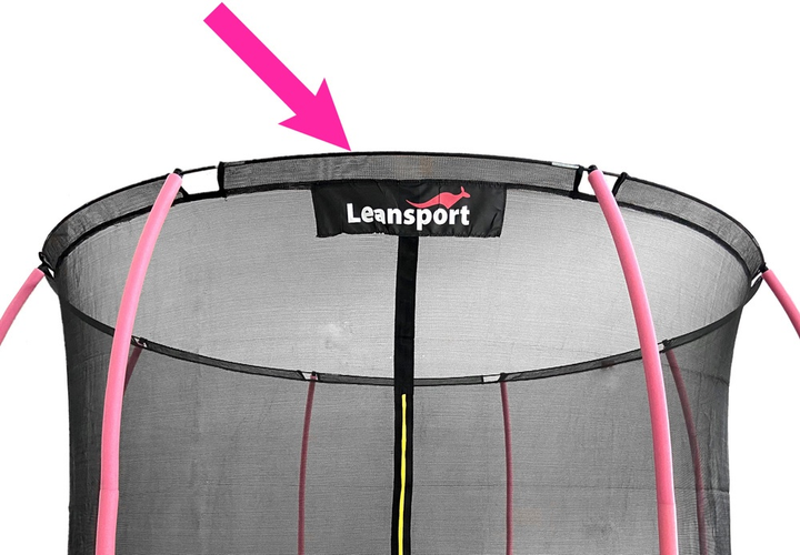 Ring górny LEAN Toys Sport do trampoliny serii Max 183 cm 6ft Black (5904665994153) - obraz 1