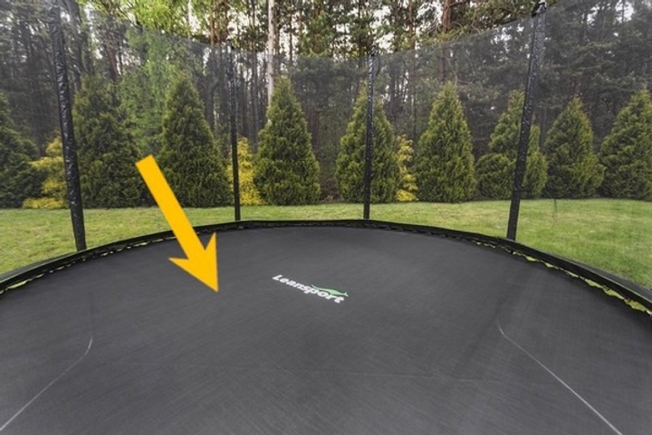 Mata LEAN Toys Sport do trampoliny serii Pro 487 cm 16ft Black (5908275996538) - obraz 4