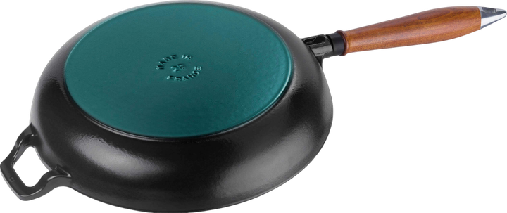 Patelnia Staub żeliwna z drewnianym uchwytem 28 cm (3272340041921) - obraz 2