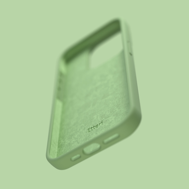 Etui plecki Etteri Silicone Case do Apple iPhone 16 6.1 Light green (GSM187046) - obraz 10